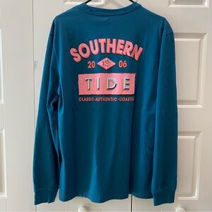 Southern Tide Blue Crew Neck Tee